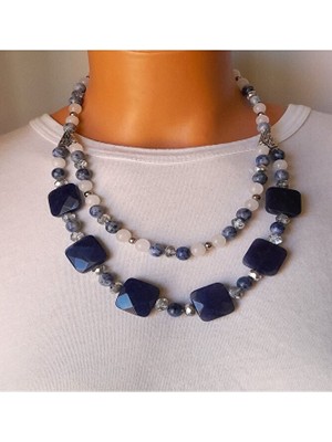 Asteria Elite Havlit Kuvars Akik Kolye