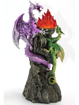 Aspartam Polyester Dragon Tasarımlı LED