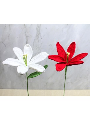 Aspartam El Örgüsü Zambak Çiçeği