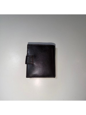 Hakiki Deri Erkek Cüzdan Kahverengi Orta Boy