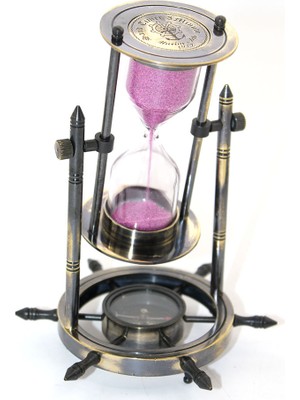 Aspartam Pirinç Dümenli Pusulalı Kum Saati