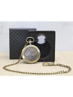 Aspartam Özel Kutulu Dad (Baba) Tasarımlı Antik Köstekli Saat