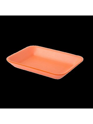 Hakan Ambalaj Turuncu Köpük Tabak 250'LI