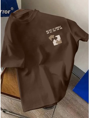 Punix Kids Punıx Kıds Özel Seri Puzzle Baskılı %100 Pamuk Ter Tutmayan Erkek Çocuk T-Shırt