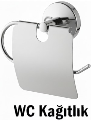 Tesitay Wc Kağıtlık Tuvalet Kağıtlığı Krom Renk