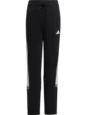 Adidas Seasonal Essentials Tiberio 3 Stripes Siyah Çocuk Eşofman Altı