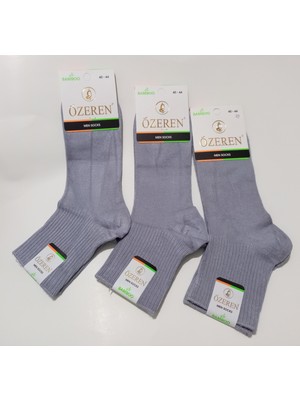 Özeren Erkek Bambu Dikişsiz Çorap 12'li