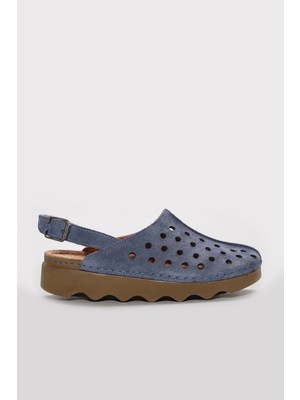 Fast Step Hakiki Deri  Kadın Klasik Sandalet 972ZA3502