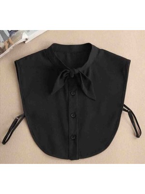 Butik Ayvitrin Kadın Bağcık Yaka Tasarım Aksesuar Gömlek