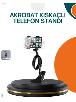 Mulvxkrg KRG02 Eller Serbest Kullanım Sağlayan Masaüstü Telefon Tutucu (Mulvix)