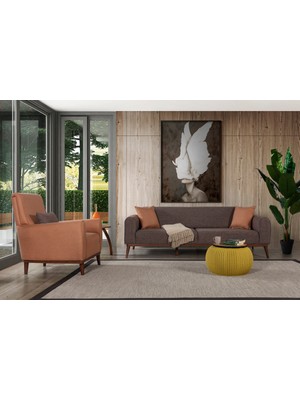 Seneka Keten Koltuk Takımı, Kahve