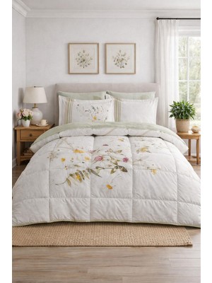 Özdilek Fujer Uyku Seti Çift Kişilik - Yeşil