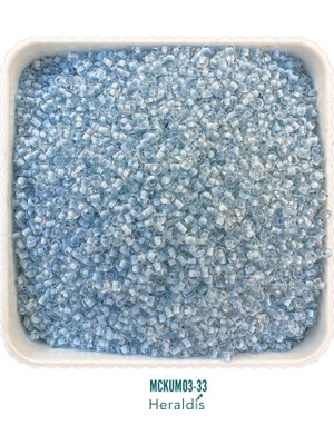 Heraldis 40 Gram Küçük Boy Kum Boncuğu 3 mm – Takı Yapım Boncuğu, Kolye ve Bileklik Için MCKUM03-32