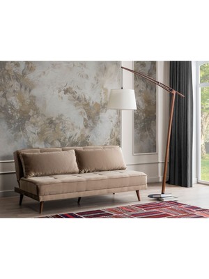 Setro Kolsuz Yataklı Kanepe Vizon