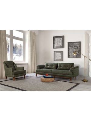 Madera Koltuk Takımı Bora Yeşil