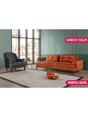 Madera Koltuk Takımı Babyface Turuncu