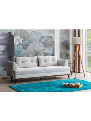 Aris Yataklı Kanepe Krem