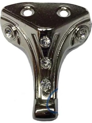 Ayder Timya Moda Taşlı Ahşap, Mdf, Sunta Sandık Ayağı, Kutu Ayak 3,5 cm - Nikel TG/Tmya1395 219648