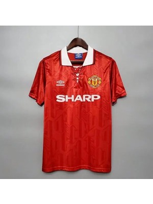 Alaturka Mix Manchester/united 1992/93 Sezonu Iç Saha Kırmızı Isimsiz Retro Forma