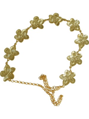 Aria Everyday Elegance Çiçek Gold Zincir Kemer