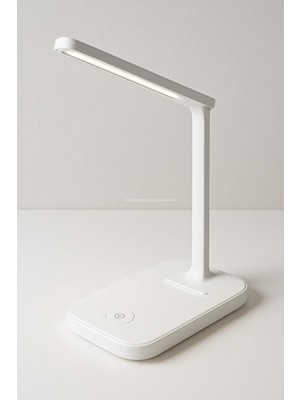 Busstier Şarjlı LED Masa Lambası Telefon Tutuculu 3 Işık Modlu Taşınabilir Dekoratif Gece Lambası