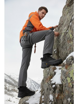 Humtto Erkek Spor Aktivite Trekking-Outdoor Dayanıklı Su Geçirmez Kışlık Kar Botu HT5K/W240674A