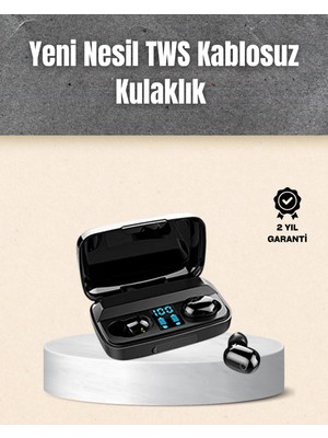 Epilons A10s Tws Ergonomik Bluetooth Kulaklık Uzun Pil Ömürlü