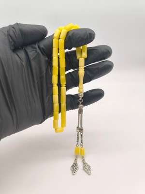 Mihra Takı Tasarım Beyrut Kehribar Tesbih - Kesme Model - Doğal ve Şık Hediyelik