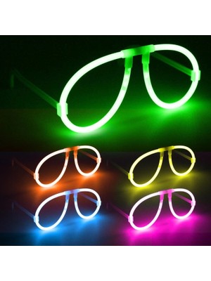 Eco Port Neon Glow Fosfor Gözlük – Festival  Parti (1239LI Set)