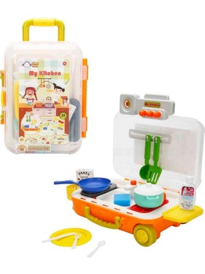 SHC4200 Bfs Little Chef Çekçekli Bavul Mutfak Seti 24 Parça