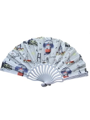 Ayder Timya Plastik Kumaş Yelpaze 12 Li Istanbul TG/TMYA1395 222843