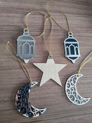 Hein Pleksi Ayna Dekoratif Ramazan Duvar Süslemeleri