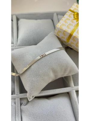 C&On Design Italyan Çelik Kararmaz Solmaz Bileklik Yeni Model 1903 Yeni Sezon Yazılı Şampiyon Bileklik