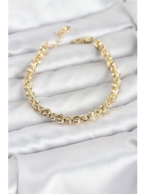 LaraTech Dorika Model Pirinç Kadın Bileklik