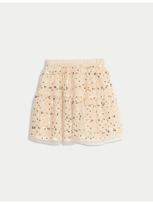 Marks & Spencer Pullu Payetli Etek