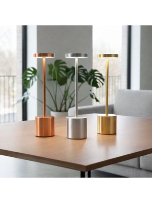 LED Dokunmatik Modern 3 Renk Dekoratif Masa Lambası