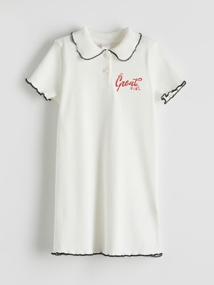 Lc Waikiki Yeni Sezon Polo Yaka Kız Çocuk Kaşkorse Elbise