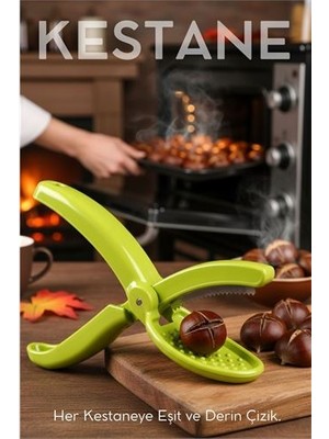 Skygo Kestane Çizici -  Zeytin Çizici -  Ergonomik, Pratik ve Hijyenik Mutfak Yardımcısı
