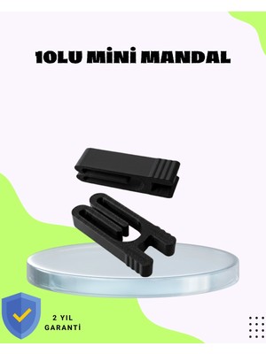 Mulvxkrg KRG02 Cips Kahve ve Bakliyat Için Poşet Kapatma Mandalı 10 Lu (Mulvix)