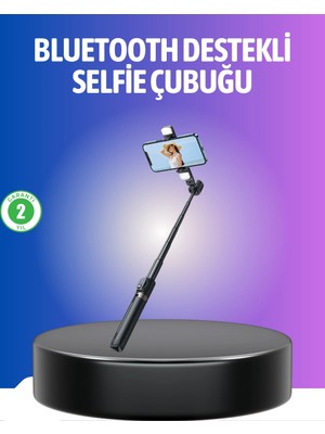 Mulvxkrg KRG02 Bluetooth Selfie Çubuğu - Uzaktan Kumandalı (Mulvix)