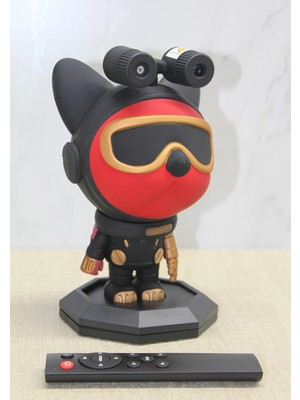 Hsc Bilişim Astronot Şarjlı Projektör Gece Lambası