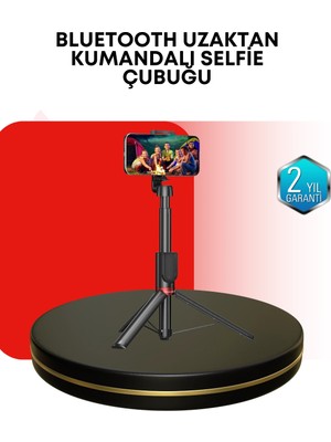 Mulvxkrg KRG02 Dikey ve Yatay Çekim Destekli Selfie Stick Tripod (Mulvix)