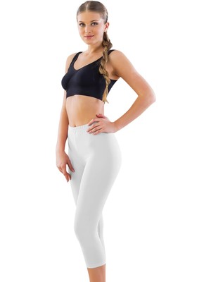 Beyaz Mı Emay 7300 Battal Kapri Tayt