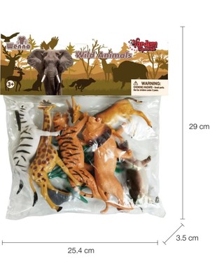 SHC4200 Bfs 9115,9116,9117 Poşette 9 Parça Hayvan Seti