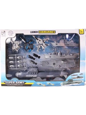 SHC4200 Bfs KZL-T074 Denizaltılı Savaş Oyun Seti -Kızılkaya Oyuncak