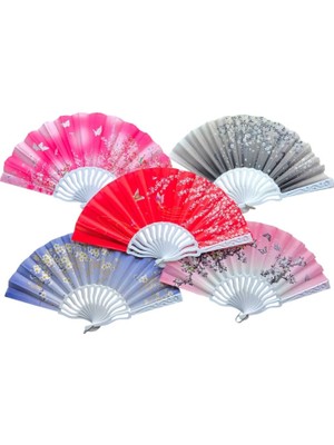 Ayder Timya Plastik Kumaş Yelpaze 12 li Karışık OB-049 TG/Tmya1395 222840