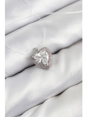 Ayder Timya Misineli Kalp Model Gümüş Renk Hayalet Kolye - TJ-BKO10503 TG/Tmya1395 224822