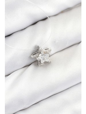 Ayder Timya Misineli Yıldız Model Gümüş Renk Hayalet Kolye - TJ-BKO10504 TG/Tmya1395 224823