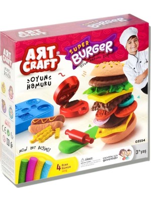 SHC4200 Bfs Dede Hamburger Oyun Hamuru Seti