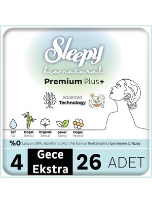 SHC4200 Bfs Sleepy Bio Mega Ekstra Gece Ped 26 Adet